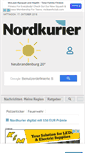 Mobile Screenshot of nordkurier.de